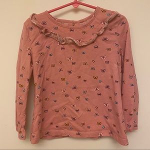 Carter’s butterfly shirt.